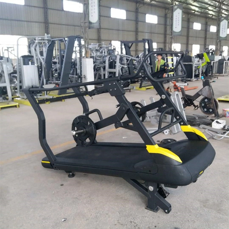 High Quality Steel Cardio Training Fitness Gym Equipment Magnet Resistance Adjustment Mechanical Treadmill