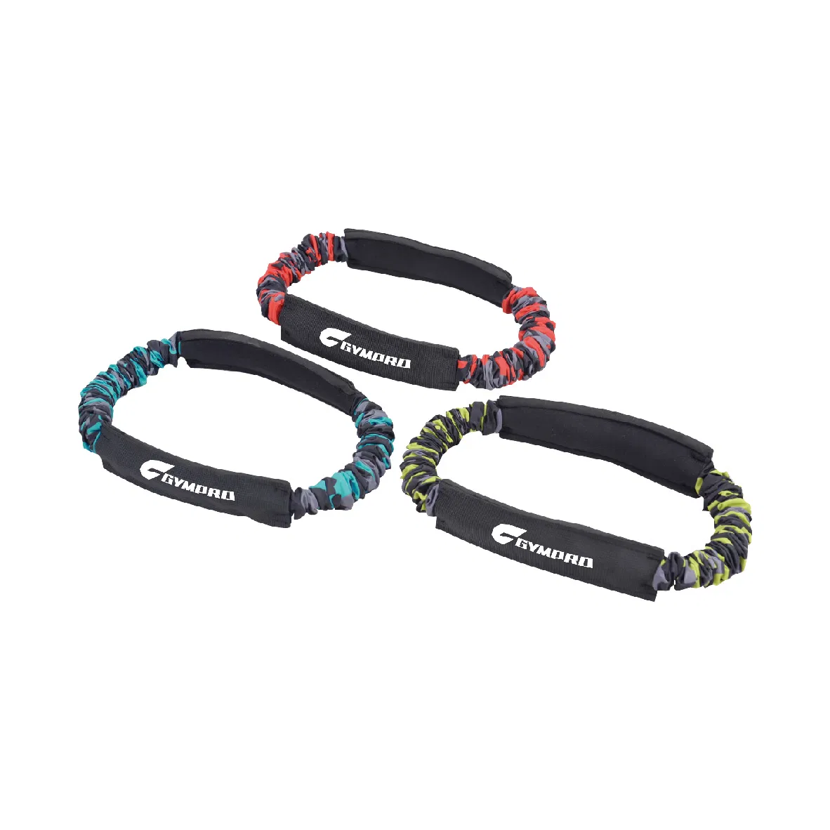 Popular Gym Exercise Loop Cotton Fabric Pull up Assist Long Resistance Strap Stretch Bands with Custom Logo